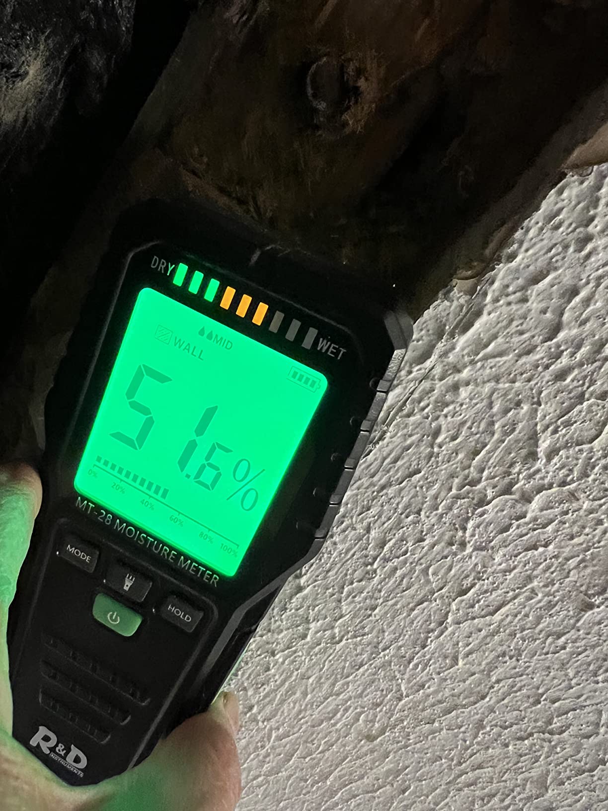 Pinless Moisture Meter for Wall,Floor – Digital Moisture Tester customer photo 2