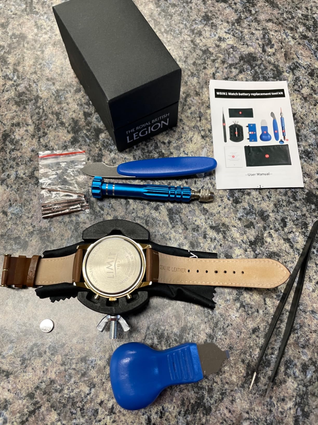 EasyTime Watch Case Opener Tool: Battery Replacement Kit for Back Removal customer photo 2