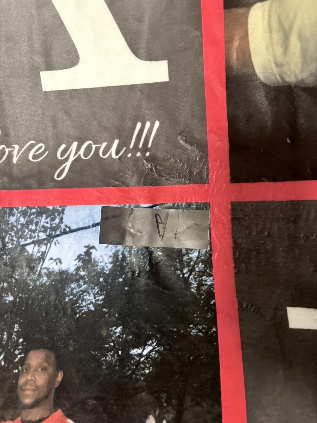 inkArts Custom Blanket Throws with Photos Text Personalized with Picture Customizable, Customize for Mom, Dad, Couple, Girlfriend, Boyfriend, Husband & Wife customer photo 2