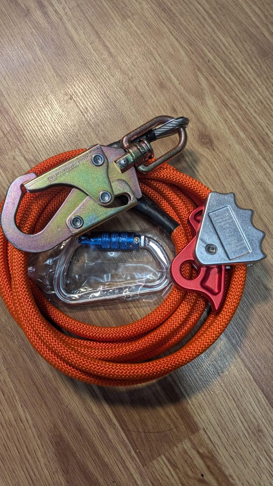 10ft Steel Wire Core Flipline, 3300Lbs Arborist Positioning Lanyard Kit customer photo 2