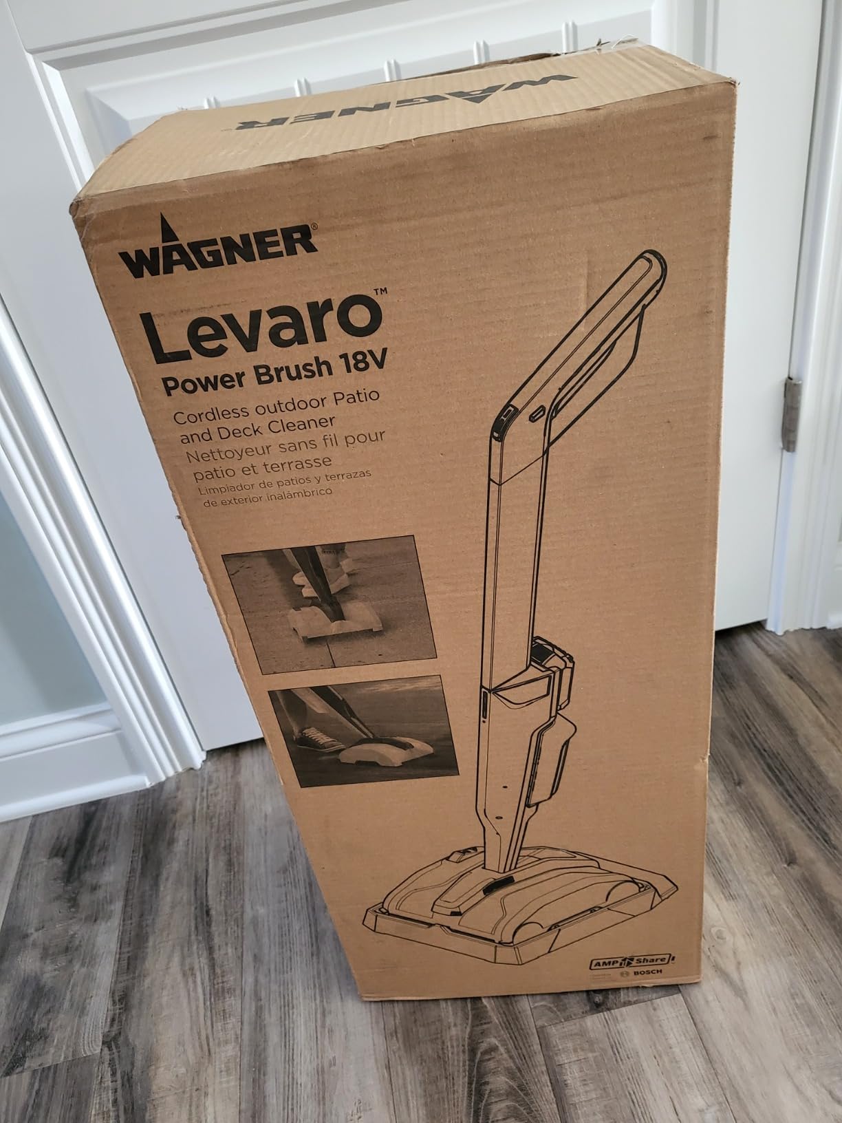 Wagner Spraytech Levaro Powerbrush 18V Cordless Patio and Deck, Stone Kit customer photo 1