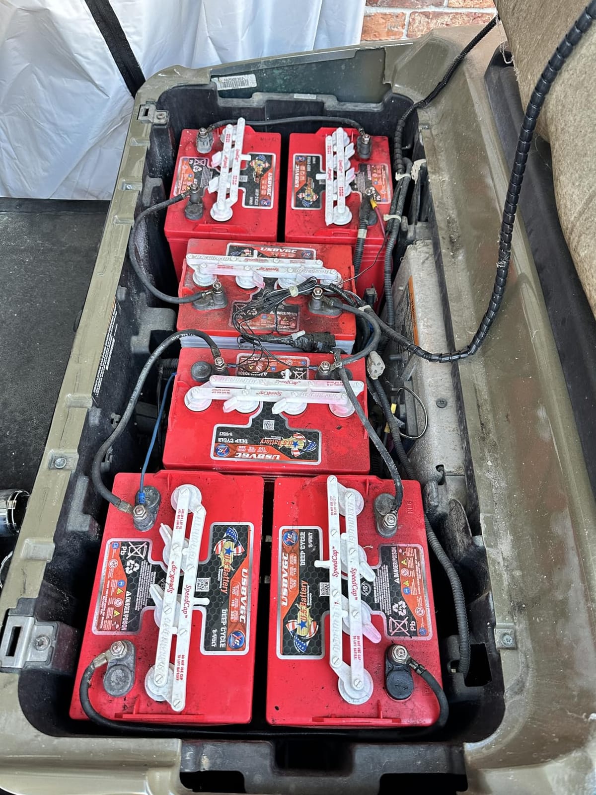 CHINS 48V Lithium Battery Golf Cart 100AH, Includes 18A Charger, Monitor customer photo 1