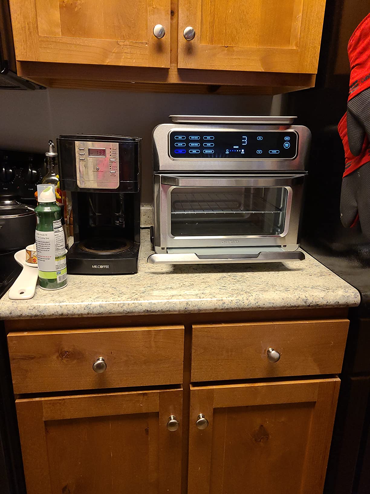 Chefman Air Fryer Toaster Oven Combo, Countertop Oven for Quick & Healthy Meals, Bake, Broil, Air Fry, Toast, and Bagel Functions, 450°F Max Temp, 4 Slice Toaster Oven Air Fryer Combo customer photo 2
