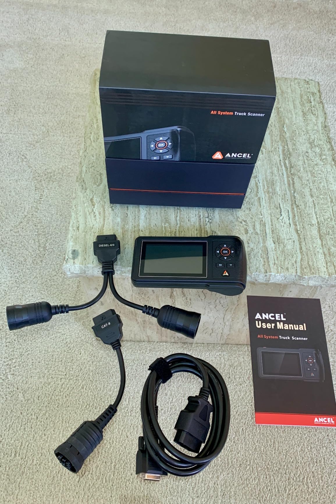 ANCEL HD430 Heavy Duty Truck Scanner, DPF Reset & Forced Regeneration for Cummins & Caterpillar Engine, Full System HDOBD Diesel Scanner OBD2 Diagnostic Scan Tool Code Reader for Diesel Trucks & Cars customer photo 1