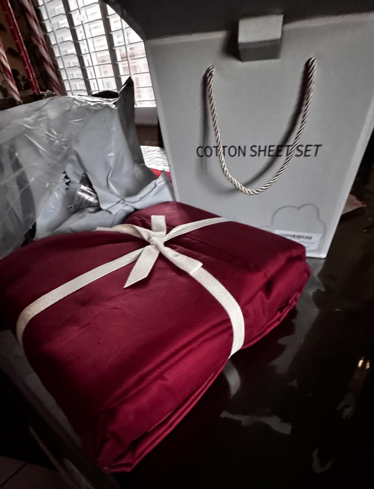 Shilucheng 100% Egyptian Cotton King Size Sheets Set (White, King) customer photo 1