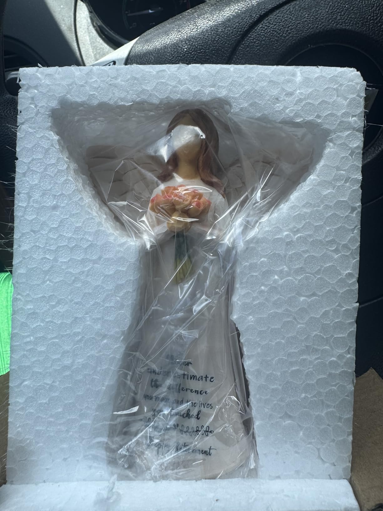 Retirement Gift for Woman, 5.5” Resin Angel Figurine - Retirement Gifts customer photo 2