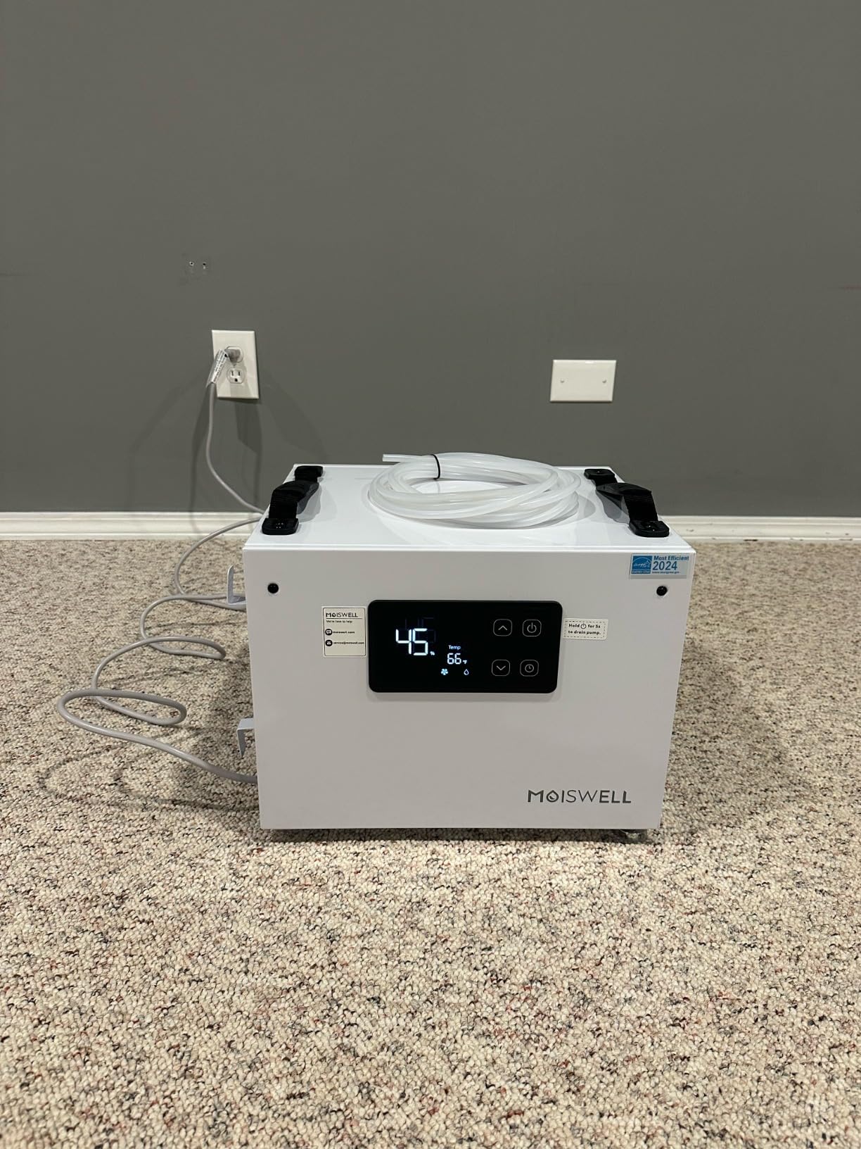 70 Pints Commercial Dehumidifier with Pump for Crawl Space | Energy Star | Portable Dehumidifier for Basement Compact for Home | Auto Defrost | Timer | Drain Hose | Defender SP60 customer photo 1