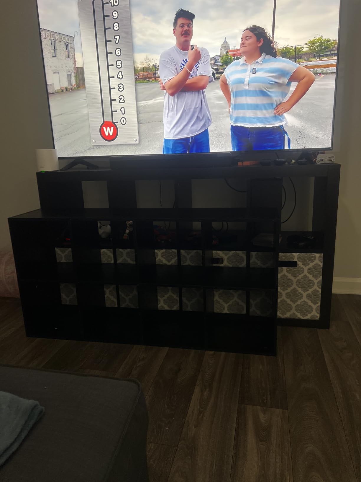 OSCHF 12-Cube Storage Shelf Bookcase, Oak customer photo 1