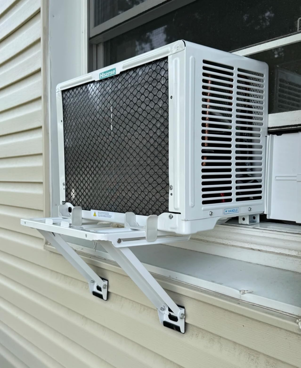 Hisense AWL1225TW1W Window Air Conditioner, White, 12000 BTU Smart Inverter, L Shaped, Open Window Flexibility, Easy Installation, Ultra Quiet, 37.6% more Energy Saving, Bracket Included, 2Y Warranty customer photo 2
