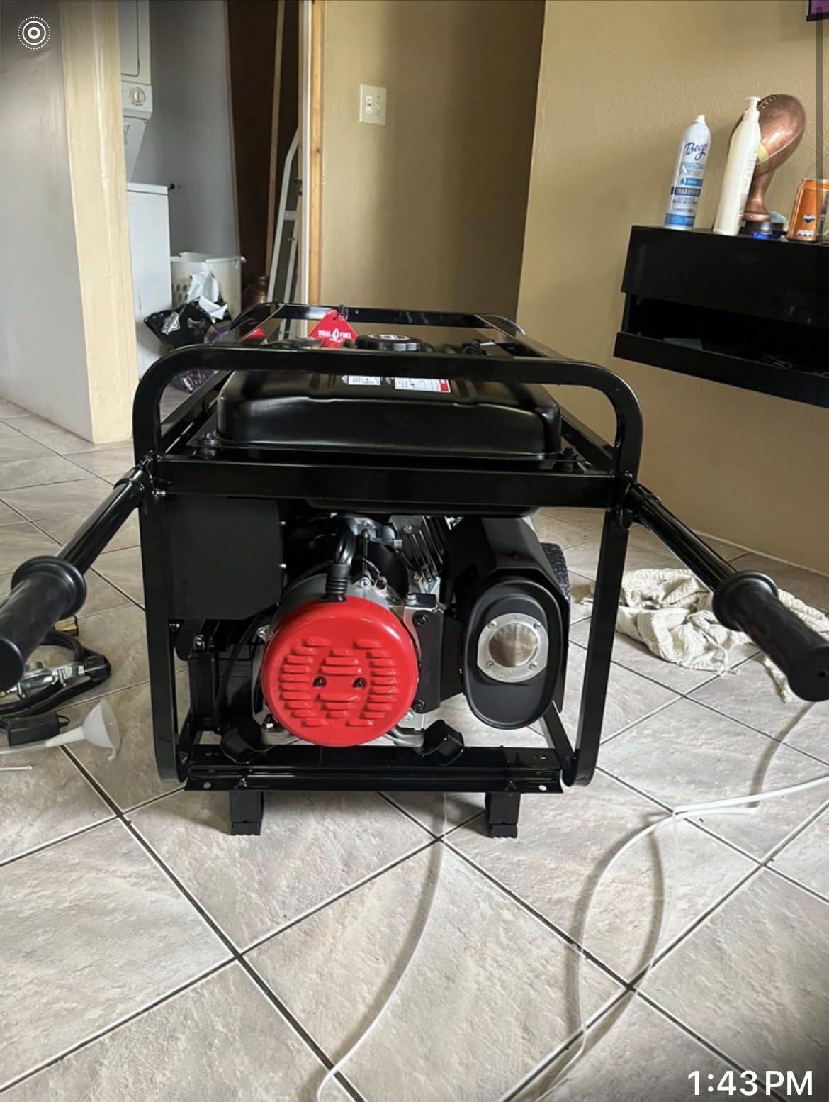 DuroStar DS13000MXT 13,000-Watt 500cc Tri Fuel Portable Generator - Gas, Propane & Natural Gas, Remote Electric Start, Whole Home Power Backup, Transfer Switch Ready, RV & Emergency Ready customer photo 2