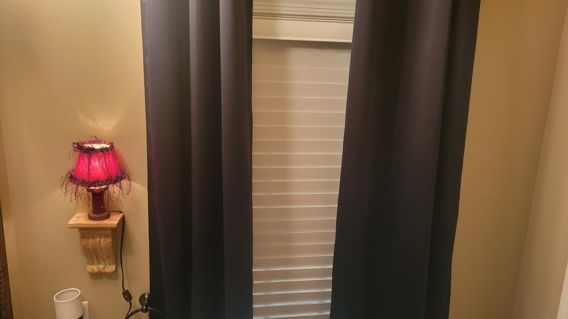 MIULEE Blackout Curtains for Bedroom 2 Panels 40 x 63 Inch Long Dark Grey | Thermal Insulated, Living Room Darkening Grommet Drapes, Noise Reducing, Light Blocking Window Treatments customer photo 1