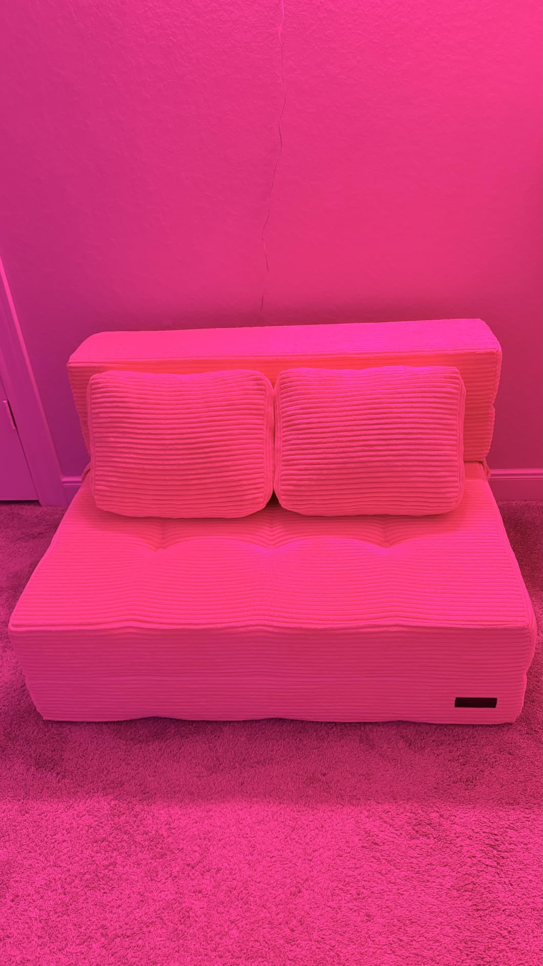 MAXYOYO Convertible Sofa Bed, Fold Out Sofa Couch with Pillow for Adults customer photo 2