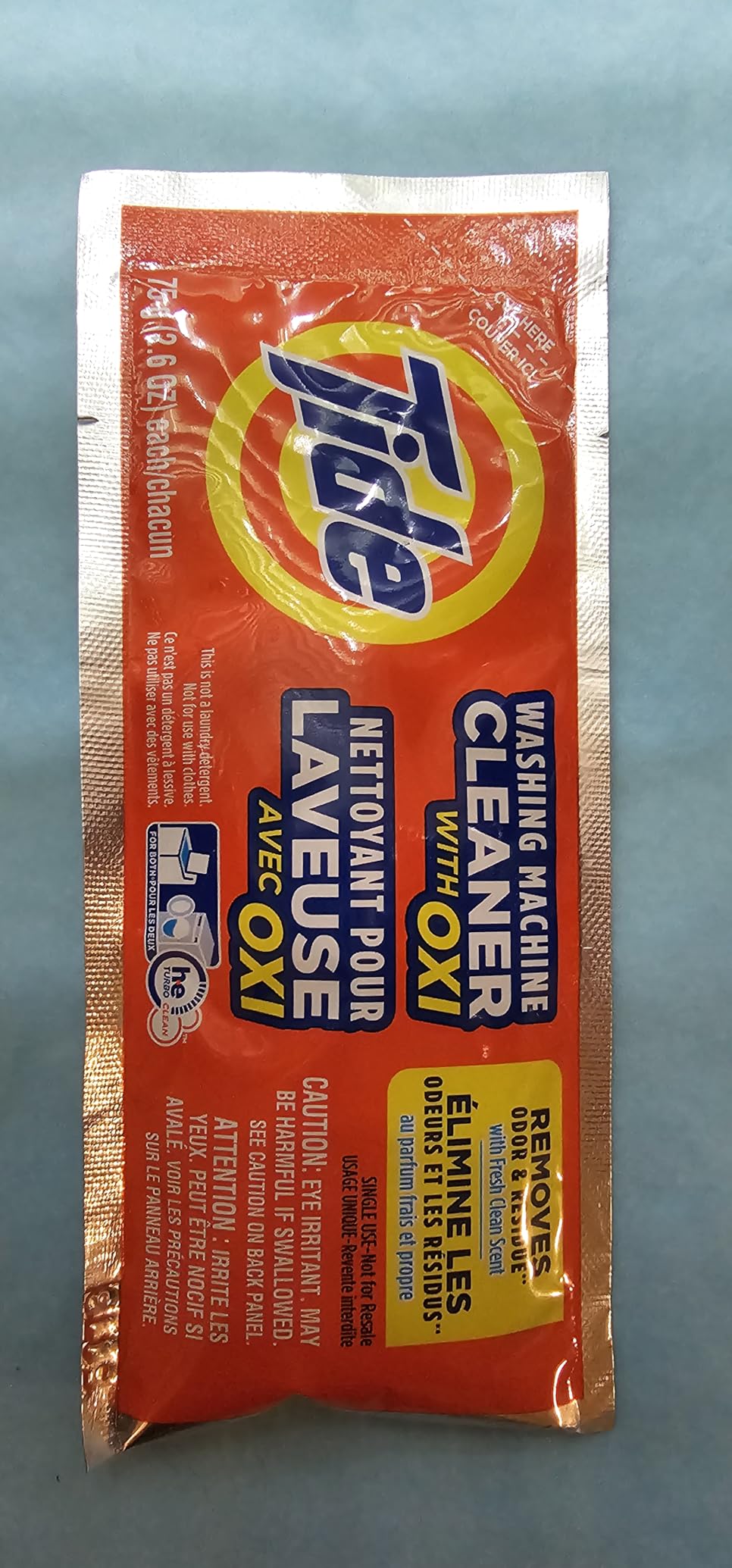 Tide Washing Machine Cleaner 52 Week Supply with Oxi for Front and Top Loader Washer Machines, Deep Cleaning Residue & Odor Eliminator, 12 Month Supply customer photo 2