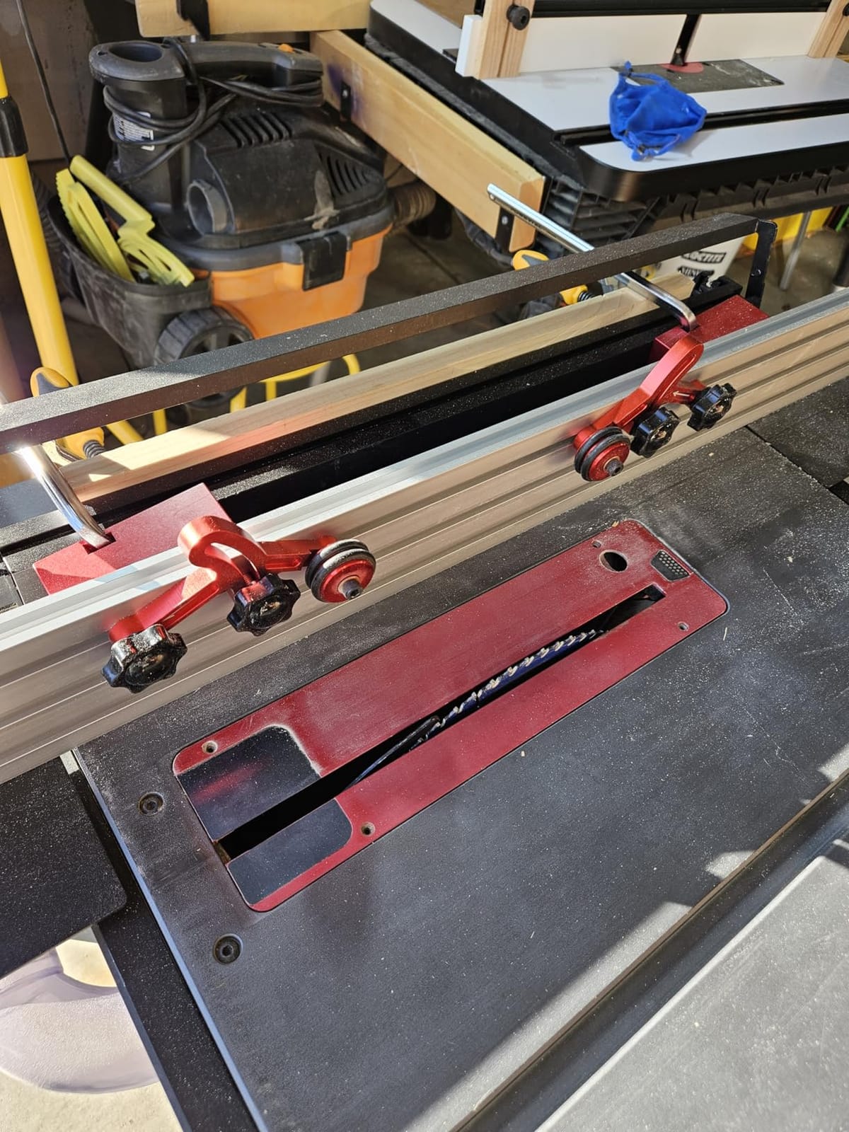 Woodpeckers Auxiliary Rip Fence, 36 Inch Job Site Table Saw Fence Extension, Infeed or Outfeed Support, T-Track Slots, Clamping Blocks - ARF-BSCS customer photo 1