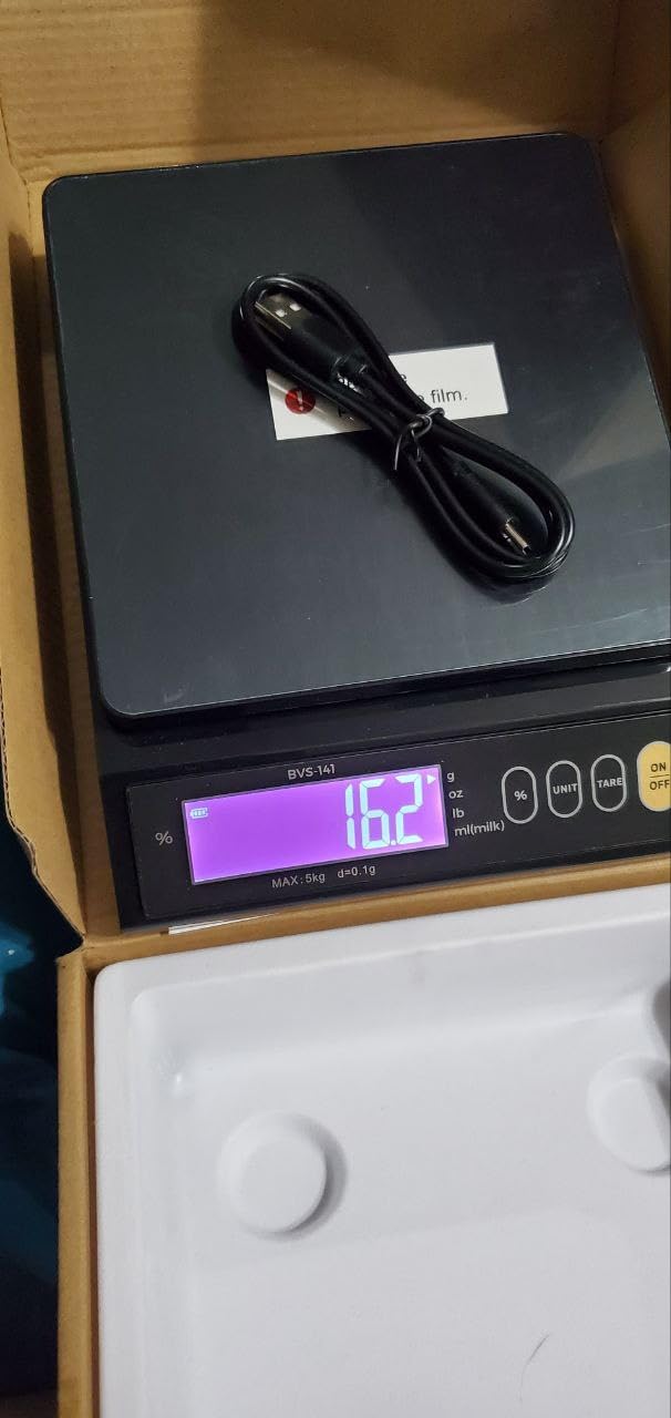 Bonvoisin Baking Scale 0.1 Gram Accuracy Digital Scale for Kitchen, Candle, Soap and Sourdough Bread Making, with Percentage Weighing Function, Weigh in Grams, Pounds and Ounces (10 lb) customer photo 1