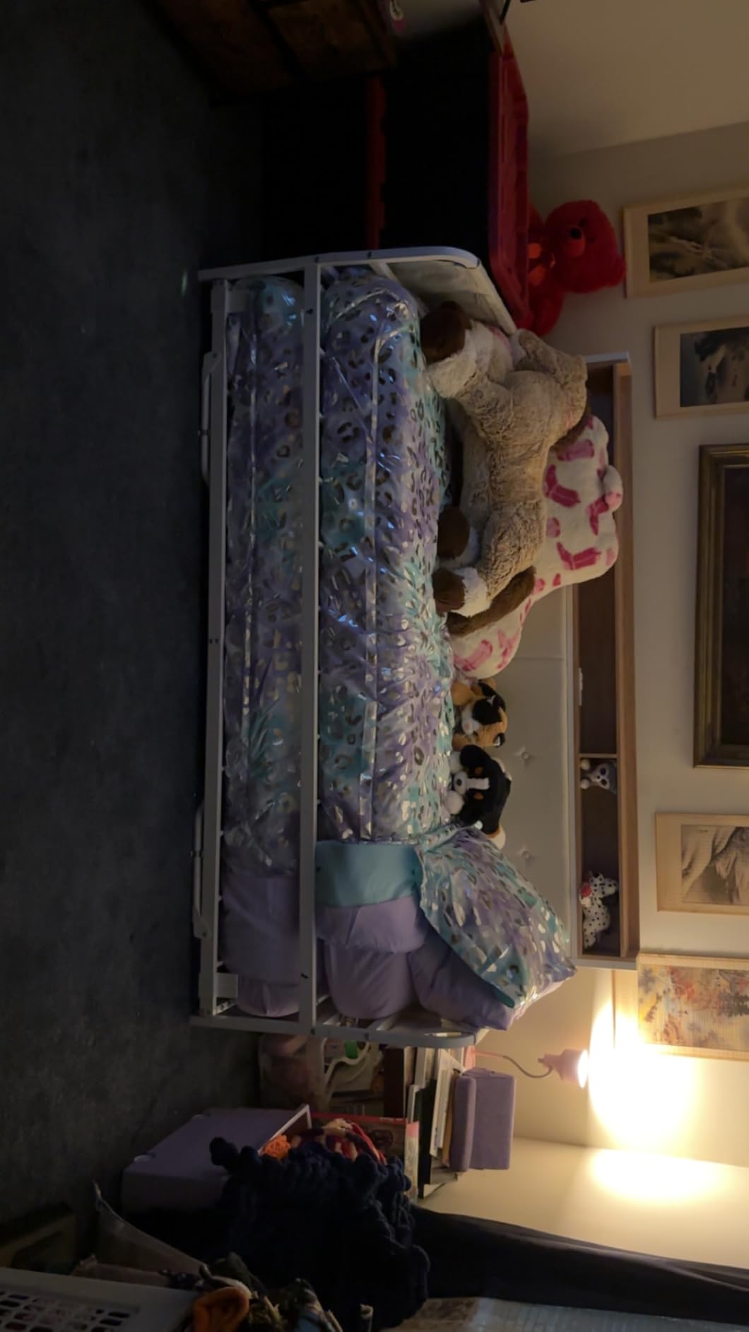 LIKIMIO Daybed with Trundle, Twin Bed Frame,White customer photo 2