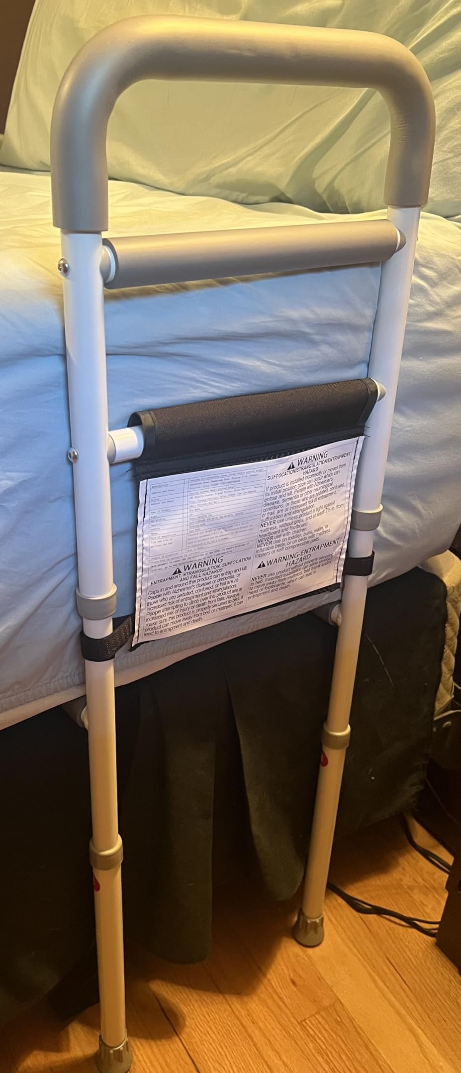 Bed Rails for Elderly Adults Safety with Bedside Support Legs customer photo 1