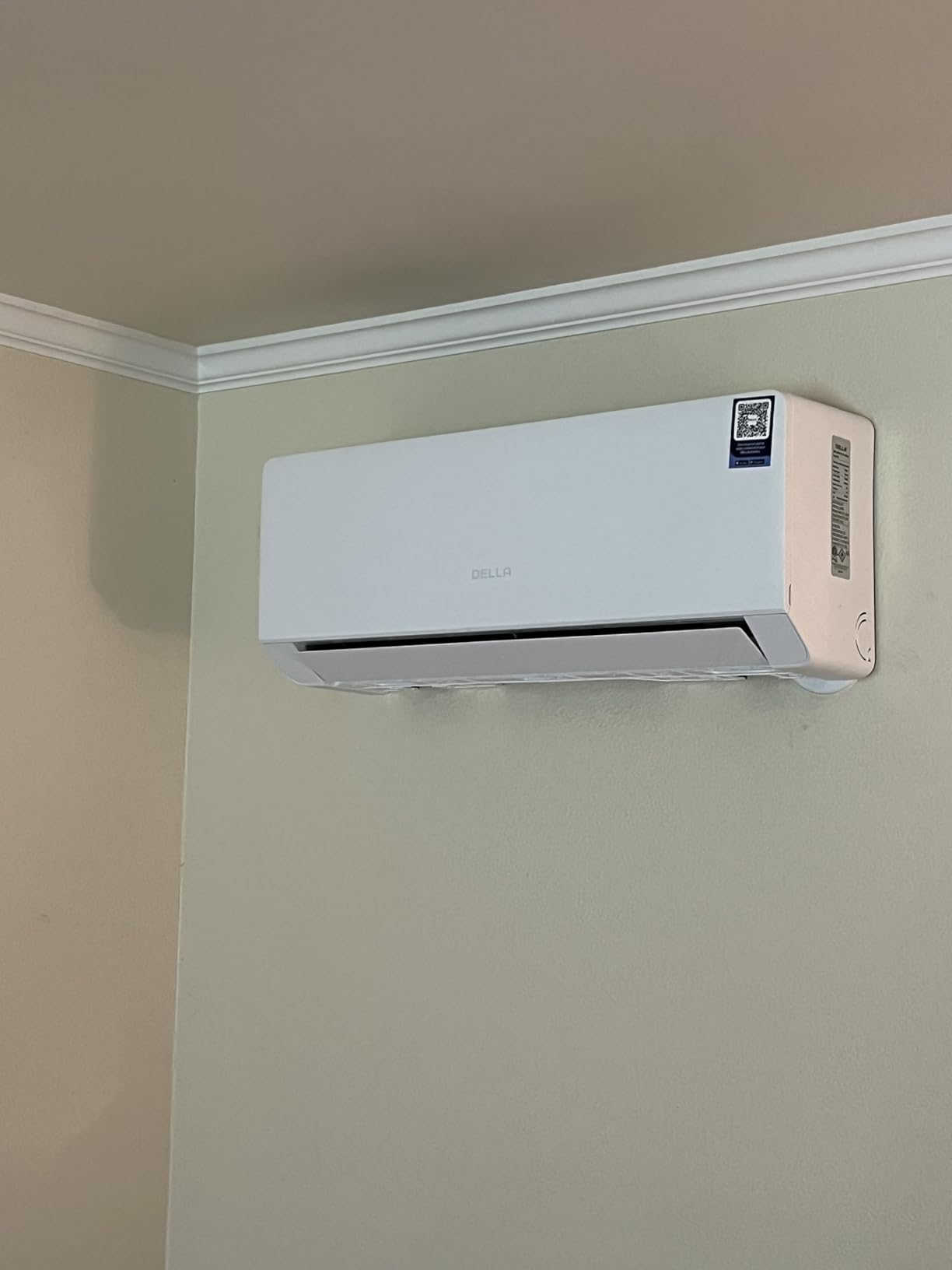 DELLA 18K BTU 2 Zone 7000 + 7000 BTU Mini Split AC & Heat Pump, Energy Star 22 SEER2 Inverter 230V Ductless AC System for Rooms up to 600 Sq.Ft, WiFi & Voice Control, Pre-Charged, 16.4ft Install Kit customer photo 2