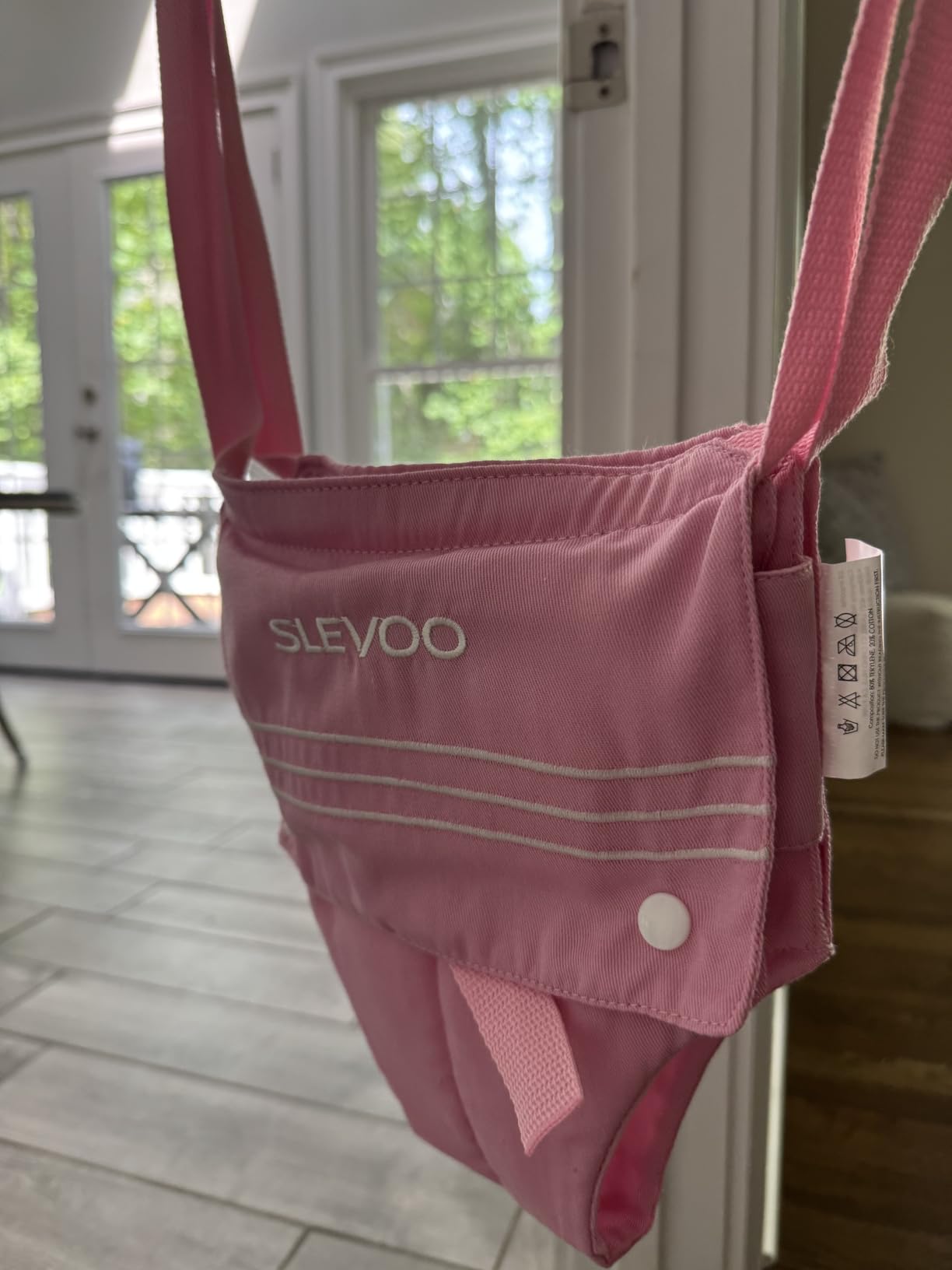 Slevoo Baby Jumper, Baby Doorway Jumper for Baby Infant 6-12 Months, Black customer photo 1