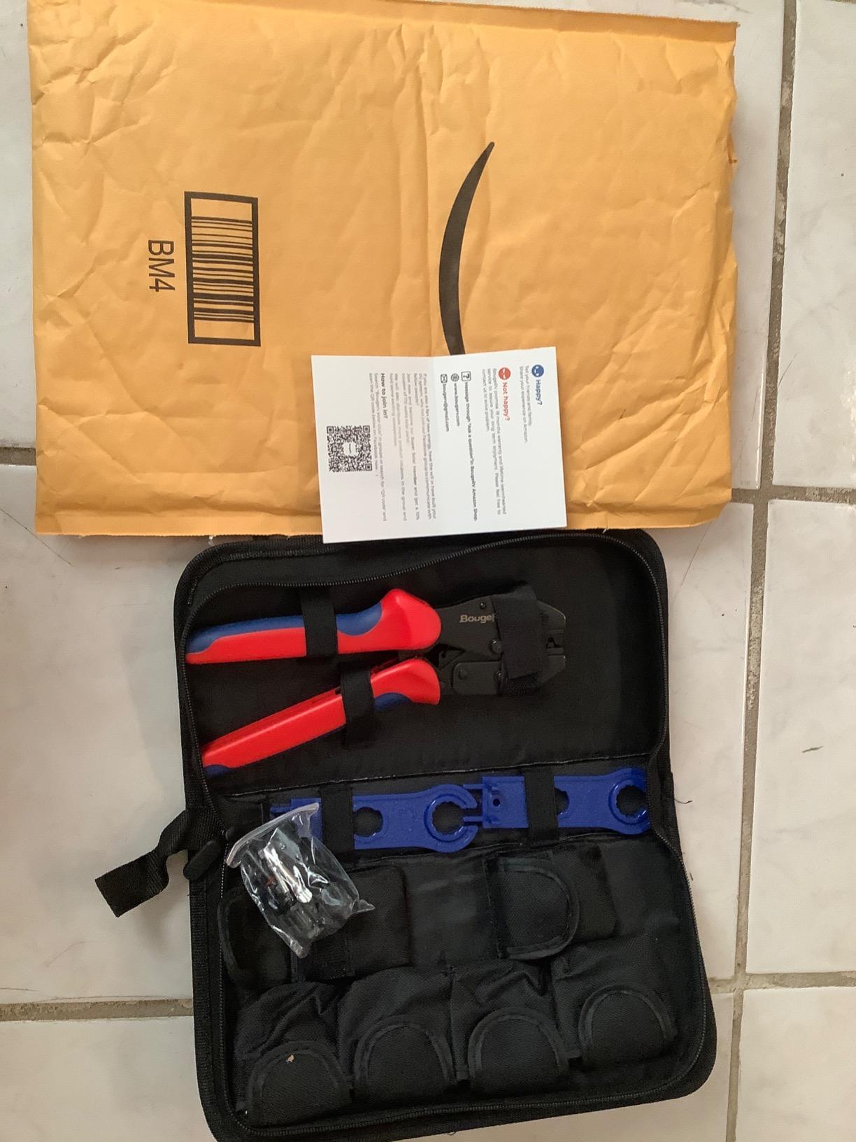 BougeRV Solar Crimper Tool Kit - Crimper, 12 Pairs Connectors, 2 Spanners customer photo 2