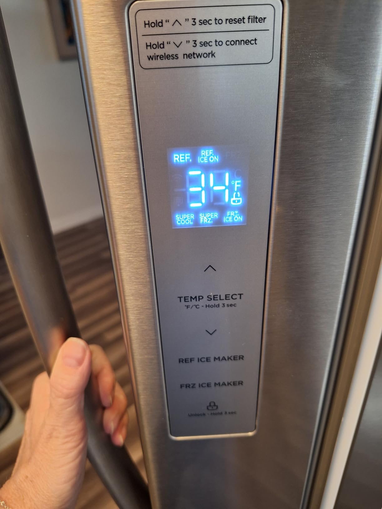 Midea MRF29D6AST 29.3 Cu. Ft. Stainless 3-Door French Door Smart Refrigerator customer photo 1
