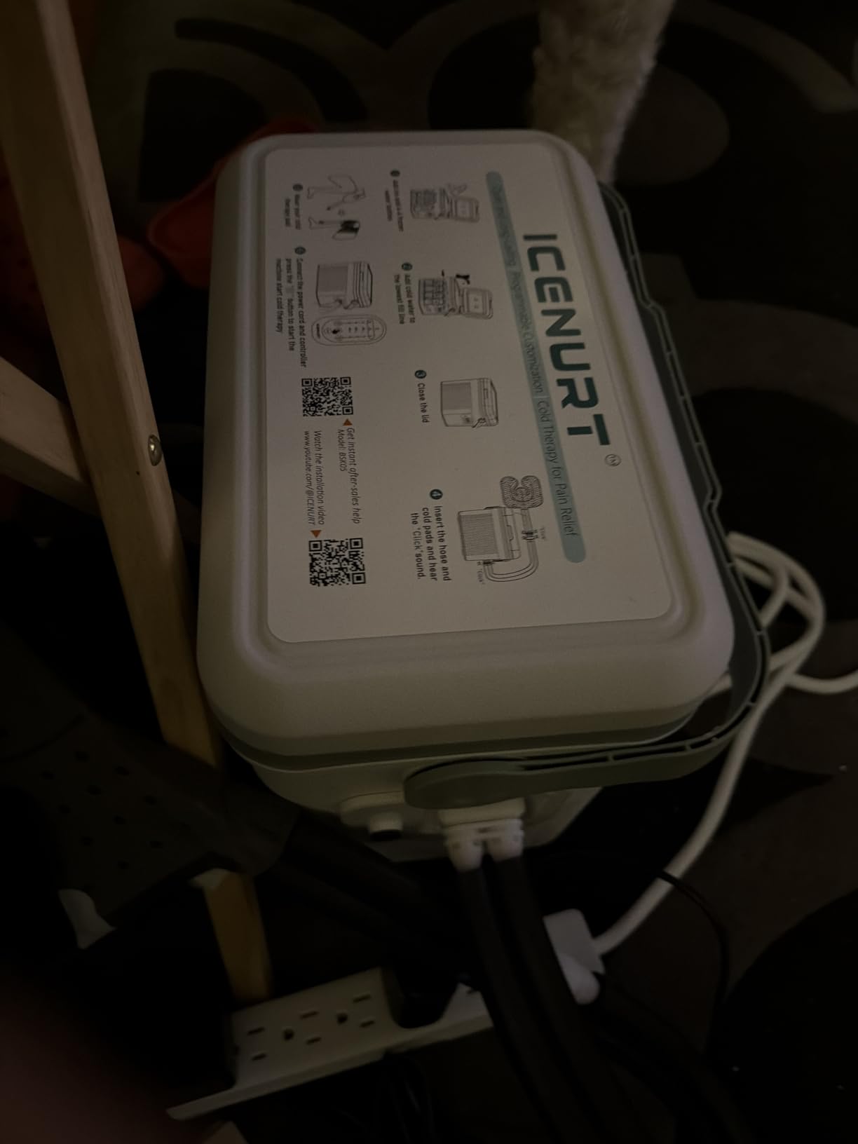 Programmable Timer Cold Therapy Machine for Shoulder w/Quiet Pump customer photo 2