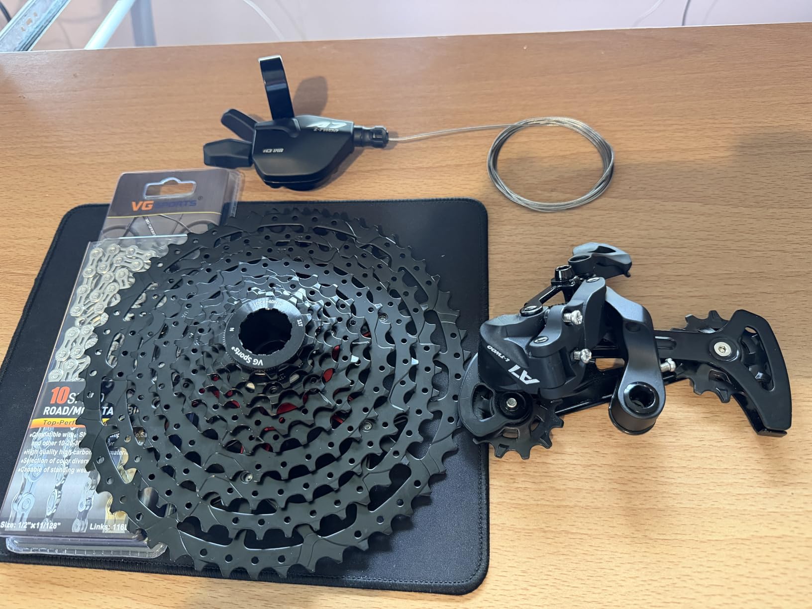 Bibike 10 Speed MTB Groupset 11-50T Cassette & Chain & 1x10 Speed Rear Derailleur & Shifter customer photo 2