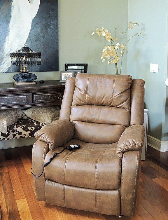 Signature Design by Ashley Dual Motor Power Lift Recliner, Heat & Massage customer photo 2