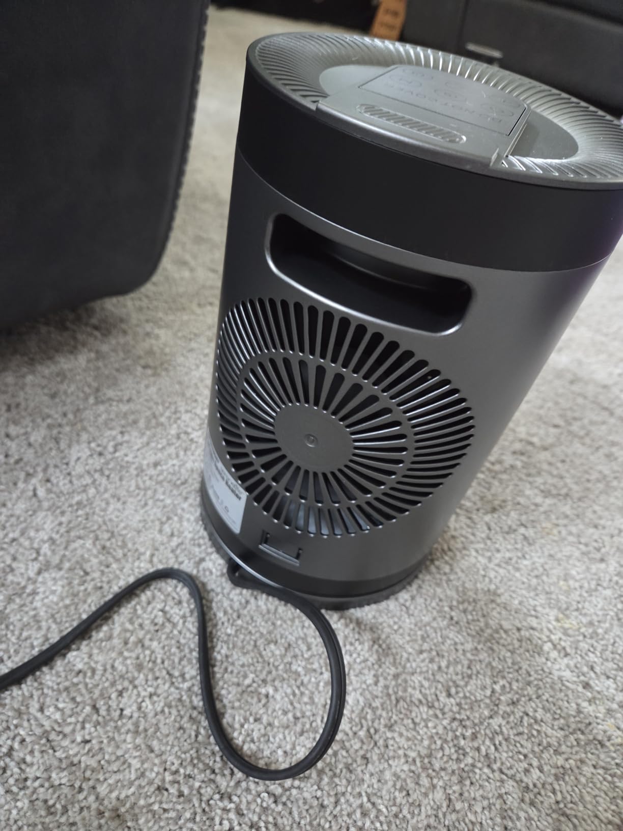 SereneLife Smart Space Heater – 1500W Indoor Electric Heater with Thermostat, Remote Control, 12-Hour Timer, Wi-Fi Enabled PTC Ceramic Heating for Home and Office, White (5.9