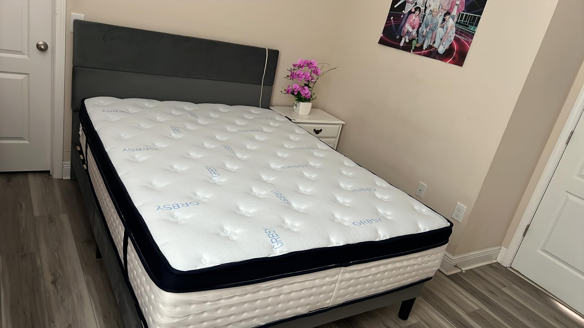 14 Inch Queen Mattress, Upgraded 7-Zone Support Hybrid Queen Size Mattress In A Box with Cooling Gel Memory Foam & Pocket Coils for Back Pain Relief, 365-Night Trial, Motion Isolation, Medium Firm customer photo 1