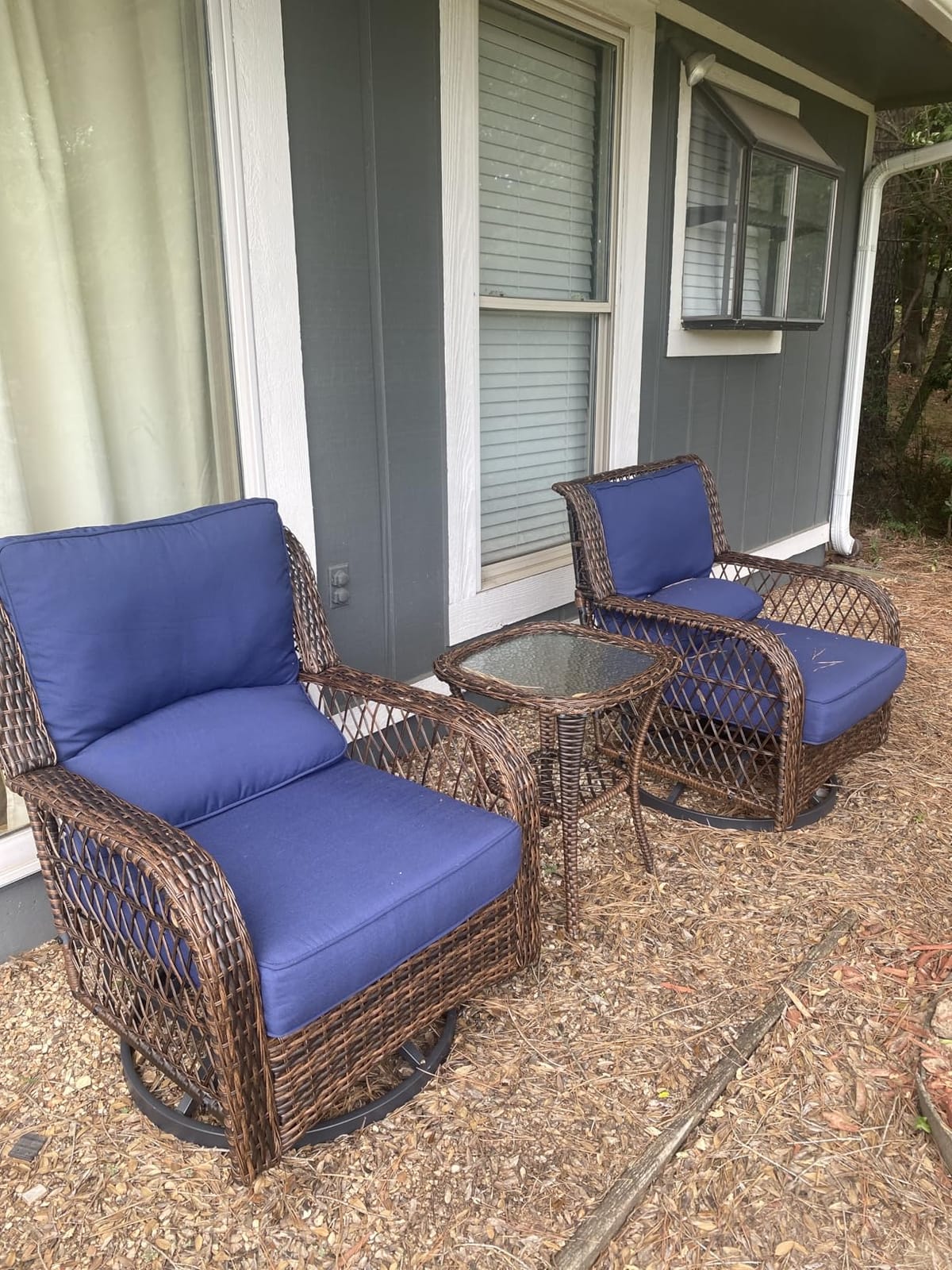 PIZZELLO 7 Piece Patio Furniture Set with 60