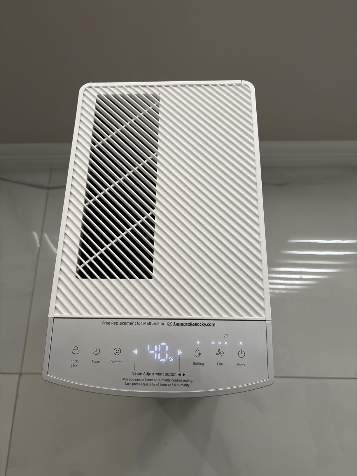 AEOCKY 5500 Sq.Ft Energy Star Version 6.0 Dehumidifier for Home | 105 Pint/D Dehumidifier with Drain Hose for Commercial and Industrial Large Room, Basement, Warehouse, Home, Whole House customer photo 1