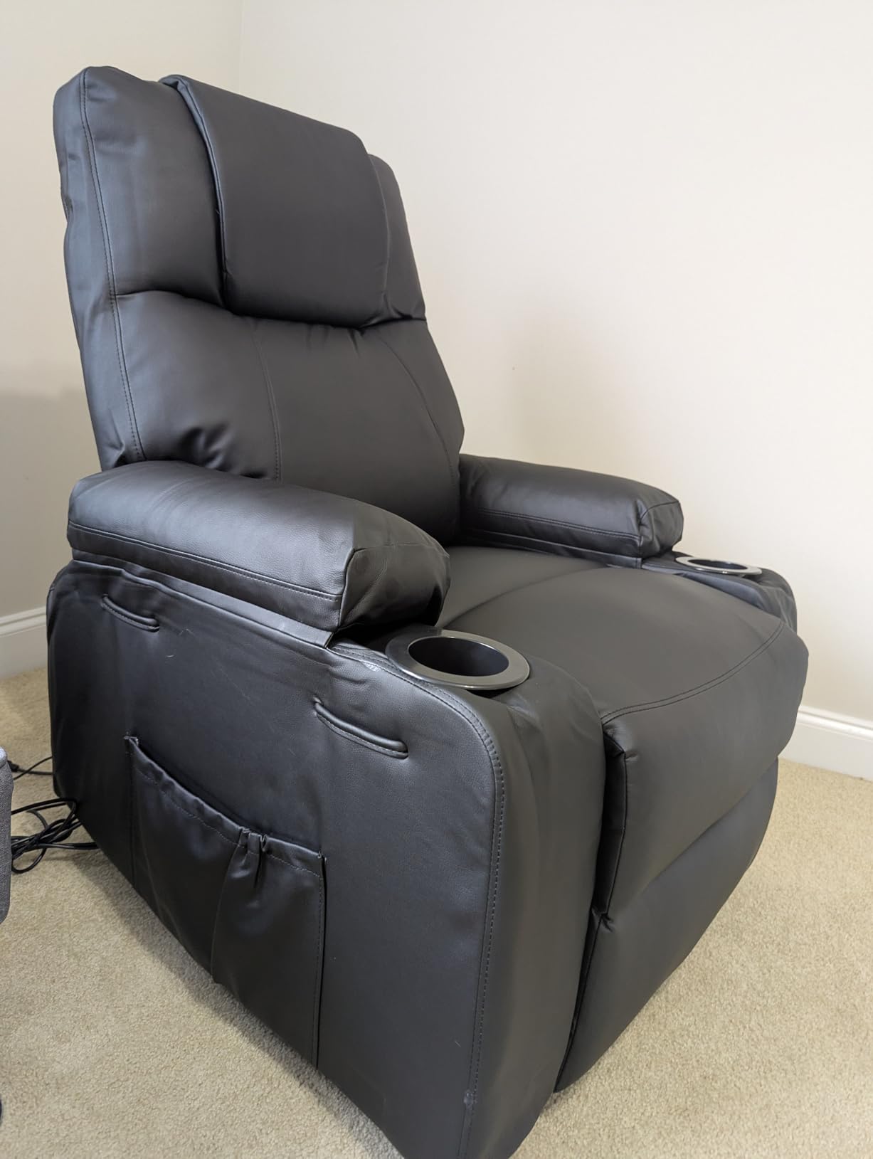 Power Lift Recliner Electric Chair for Elderly with USB Charge Port, Black customer photo 2