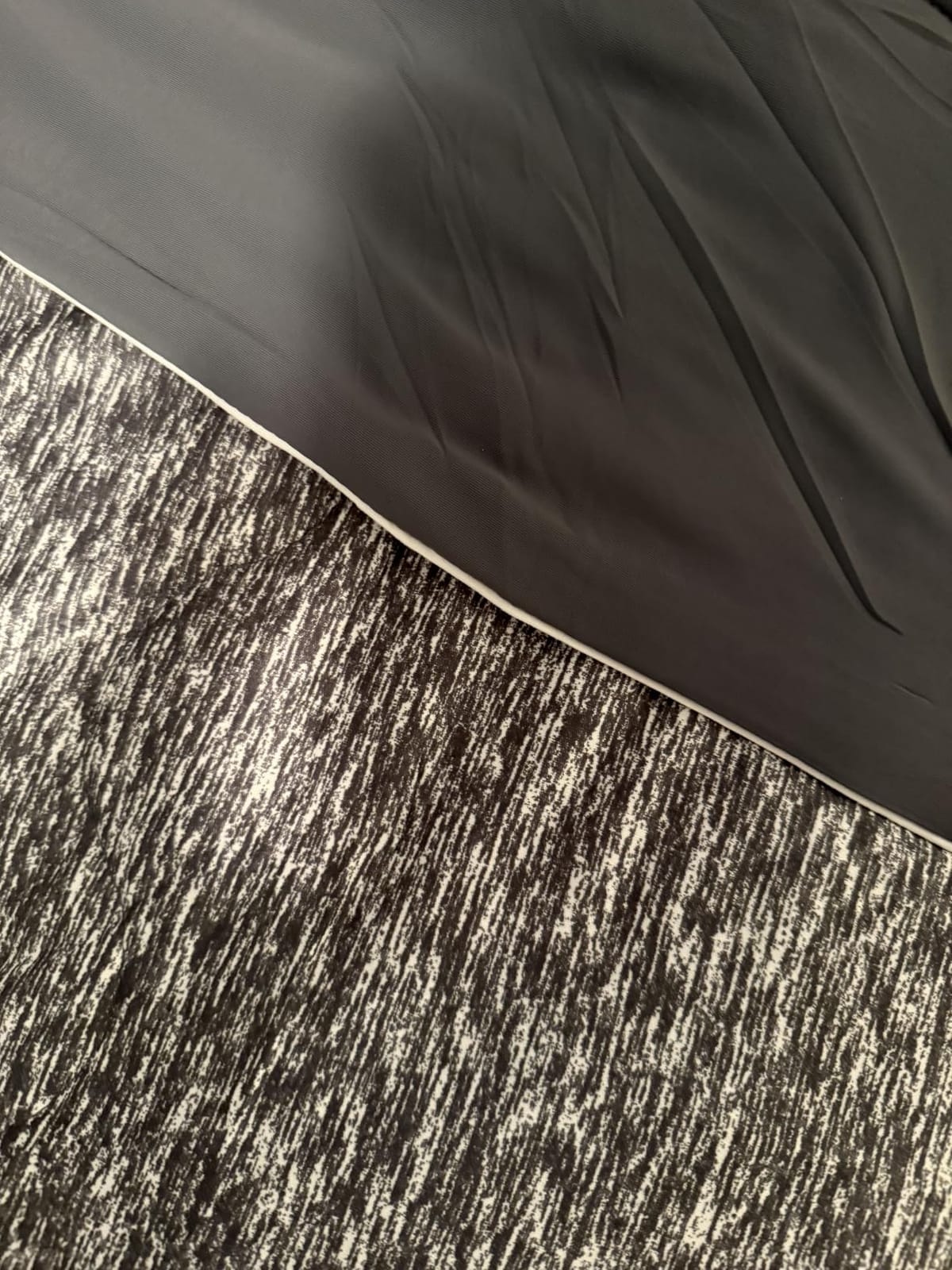 Snuggle Sac Cooling Comforter Queen Size – Q-Max 0.43 Striped Cooling Blanket for Hot Sleepers&Night Sweats, Light Breathable Summer Blanket, Dual-Sided Silk-Smooth, 90x90 Inches, Haze Blue customer photo 1