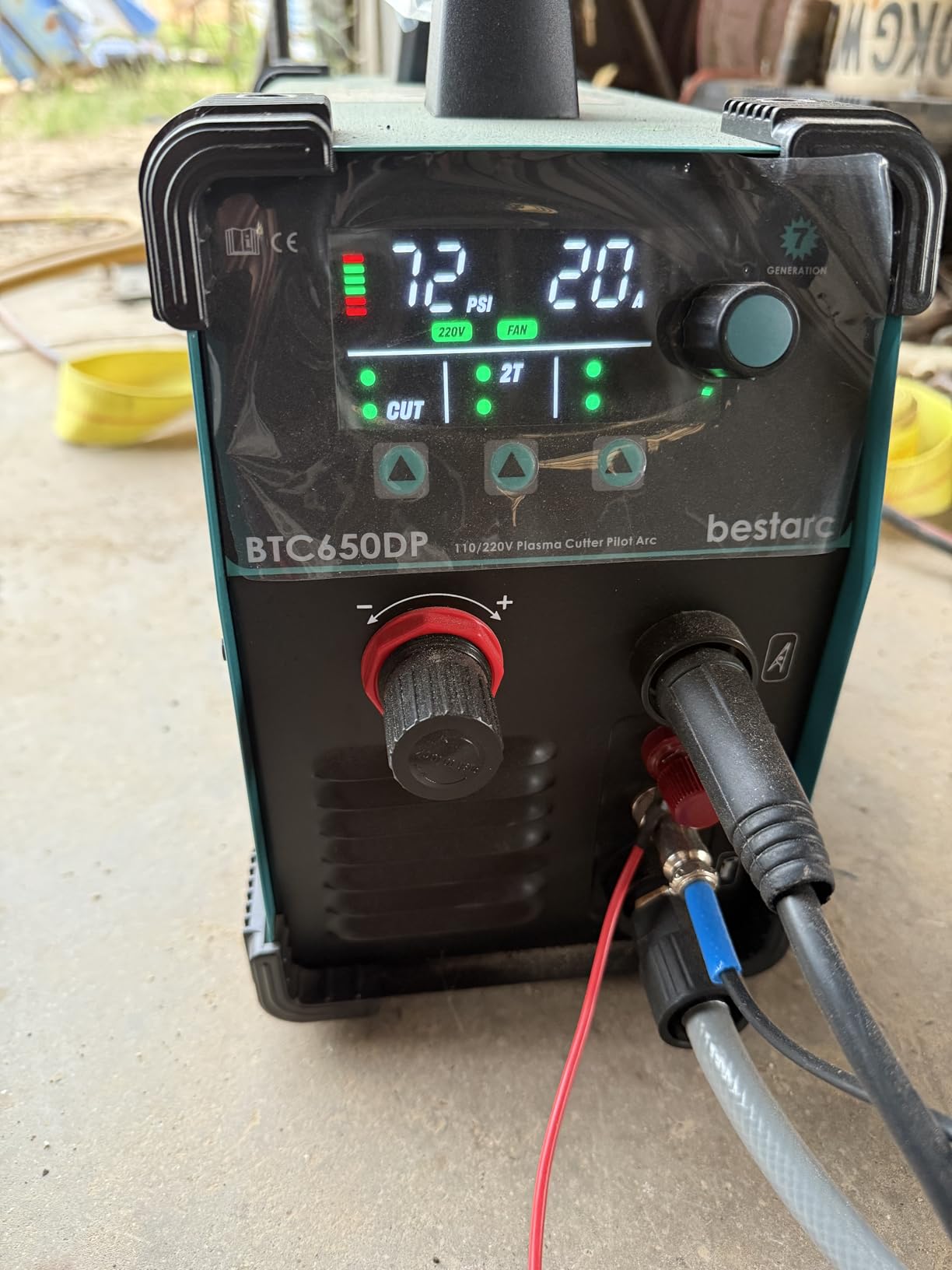 Bestarc 50A Plasma Cutter Machine, Pilot Arc, IGBT 110V/220V Dual Voltage customer photo 1
