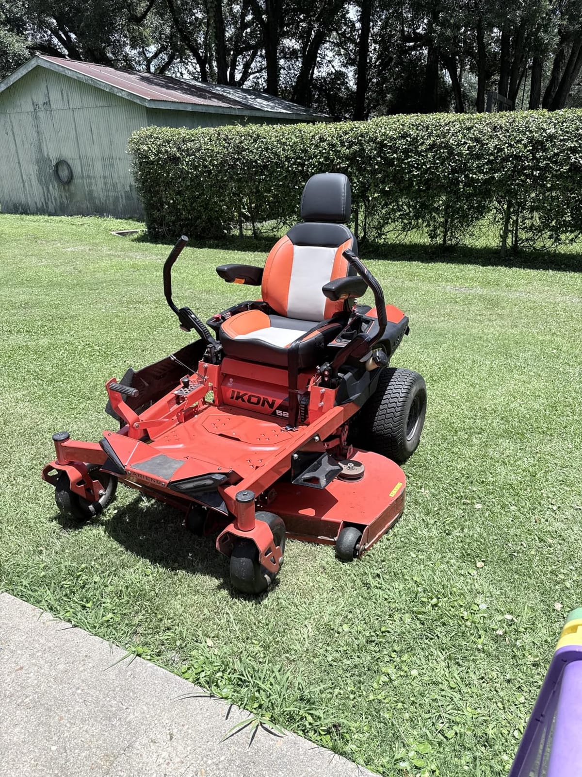 Universal Orange Ergonomic Tractor Seat with Adjustable Backrest, Armrests & Safety Belt And Micro Switch– Replacement for Zero Turn Mowers, Forklifts, Skid Steers, Loader Telehandler Dozer Excavator customer photo 2
