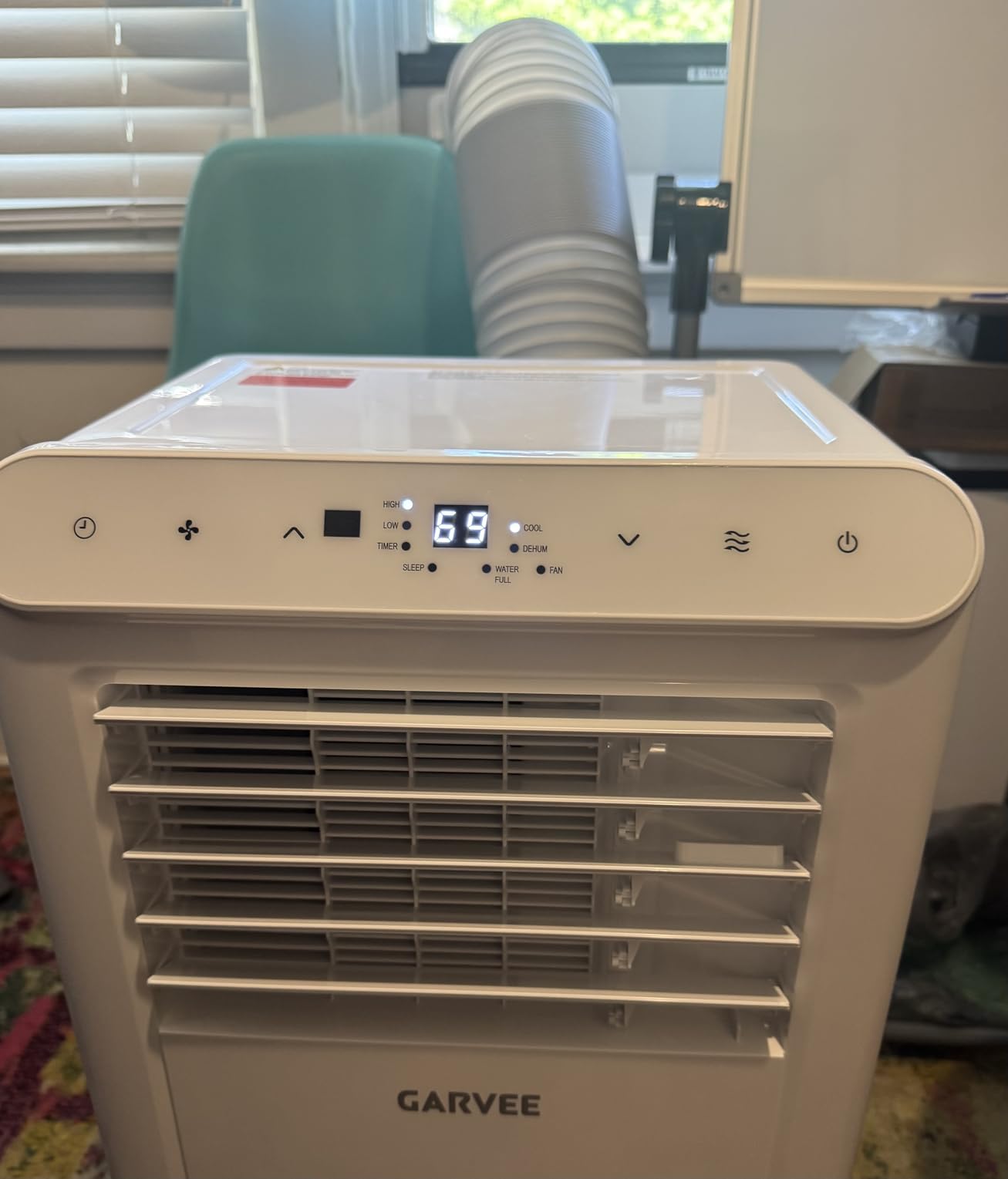Garvee 15000 BTU Portable Air Conditioner, 3-in-1 Indoor AC Unit with Cooling, Dehumidifier, Fan, 24-Hour Timer, Remote Control & Full Window Installation Kit – Cools Rooms Up to 850 Sq. Ft, 115V customer photo 1