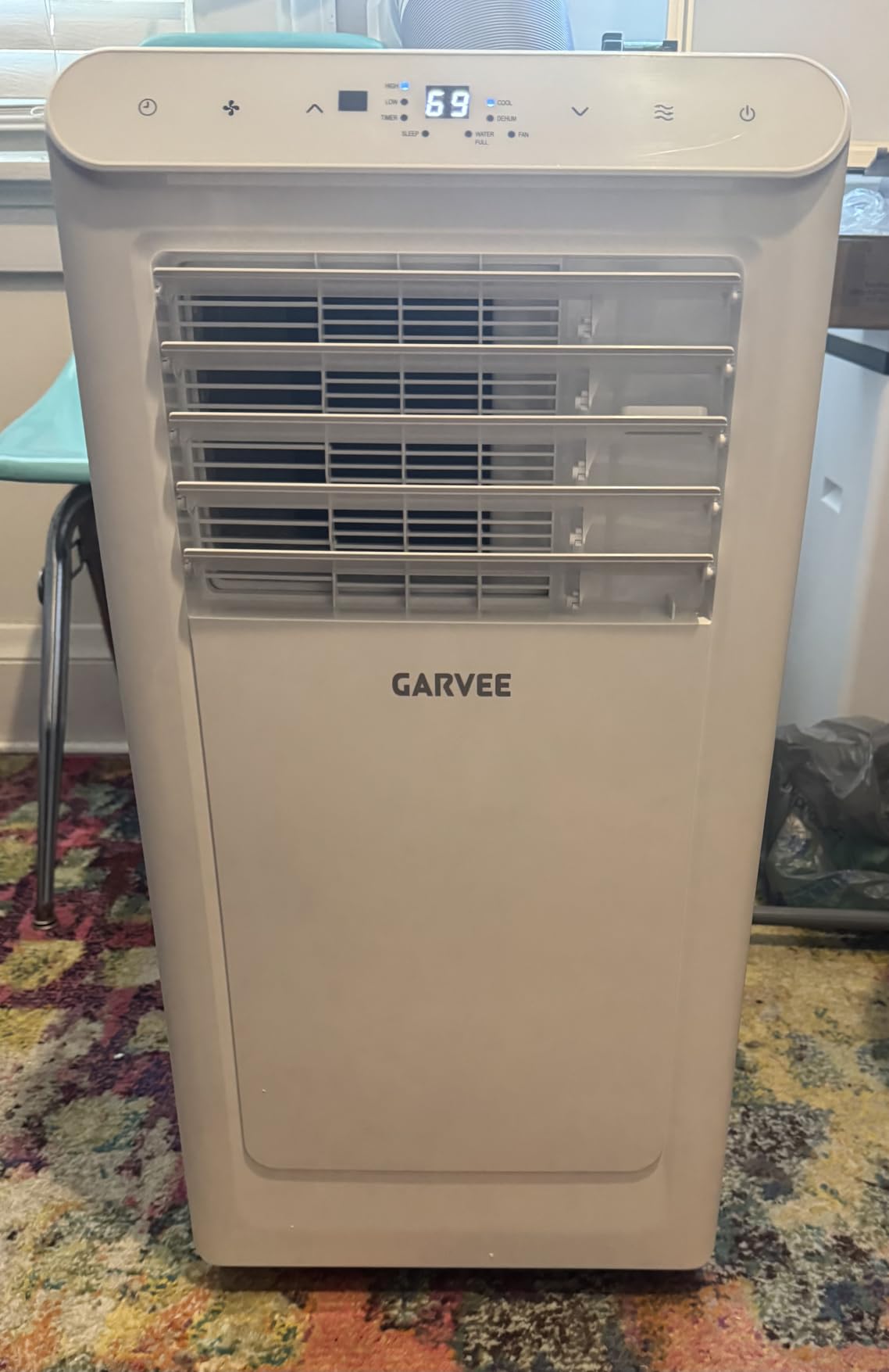 Garvee 15000 BTU Portable Air Conditioner, 3-in-1 Indoor AC Unit with Cooling, Dehumidifier, Fan, 24-Hour Timer, Remote Control & Full Window Installation Kit – Cools Rooms Up to 850 Sq. Ft, 115V customer photo 2
