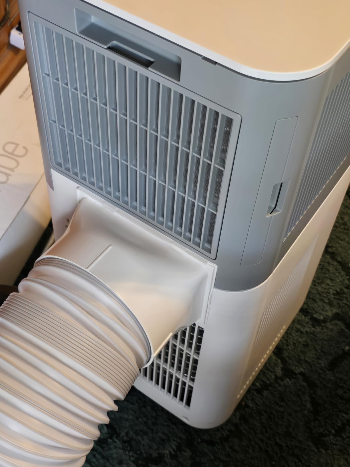LG 5,000 BTU SACC (8,500 BTU ASHRAE) Portable Air Conditioner, 115V, Cools 150 Sq.Ft. (10' x 15' Room Size), Quiet Operation, LCD Remote Control, and Window Installation Kit, White & Gray customer photo 1