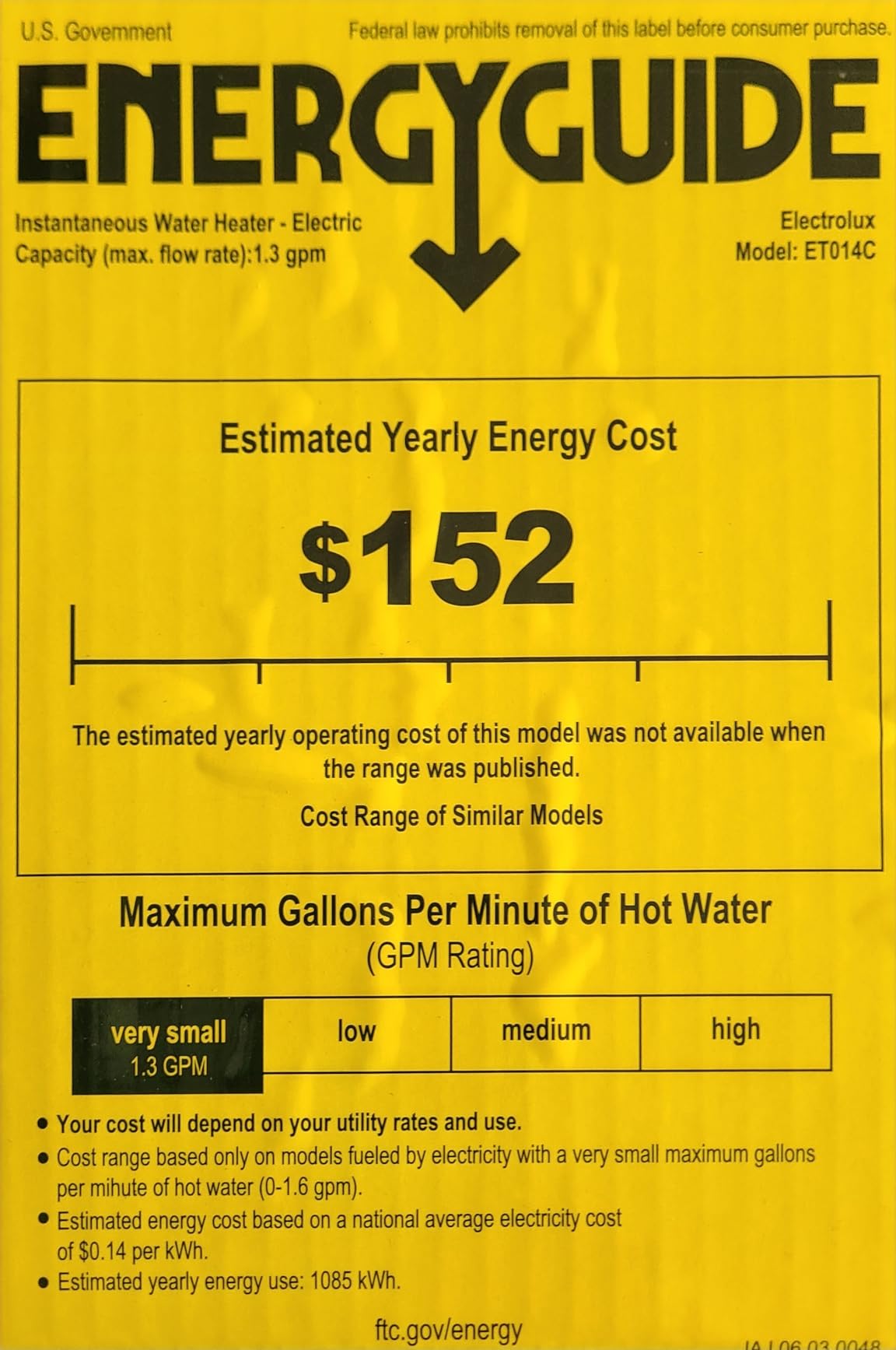 Electrolux 8kW Tankless Water Heater Electric 240V Under Sink, 1.97 GPM, Smart WiFi Control & Alexa, Energy-Saving customer photo 2