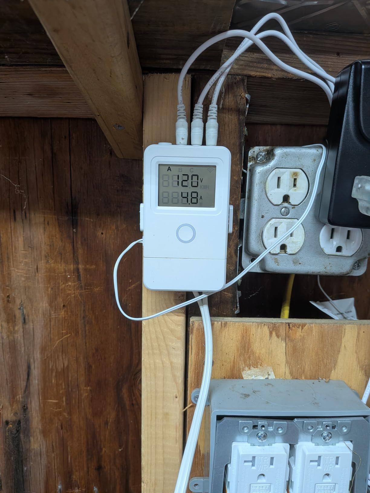 WiFi Home Energy Monitor with 3 80A CT Clamps | Circuit-Level Monitoring, Real-Time Electricity Usage Monitor, Smart Life App, Tracking for Home, Solar, HVAC, Water Heater customer photo 2