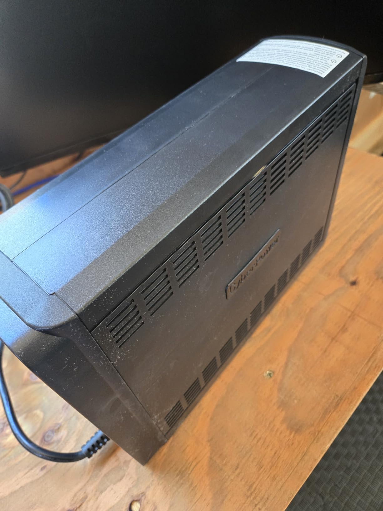 CyberPower CP1500GAVR Line-Interactive UPS Battery Backup | 1500VA/900W, AVR, 10 Outlets, LCD Display, Mini-Tower, UL Certified customer photo 1
