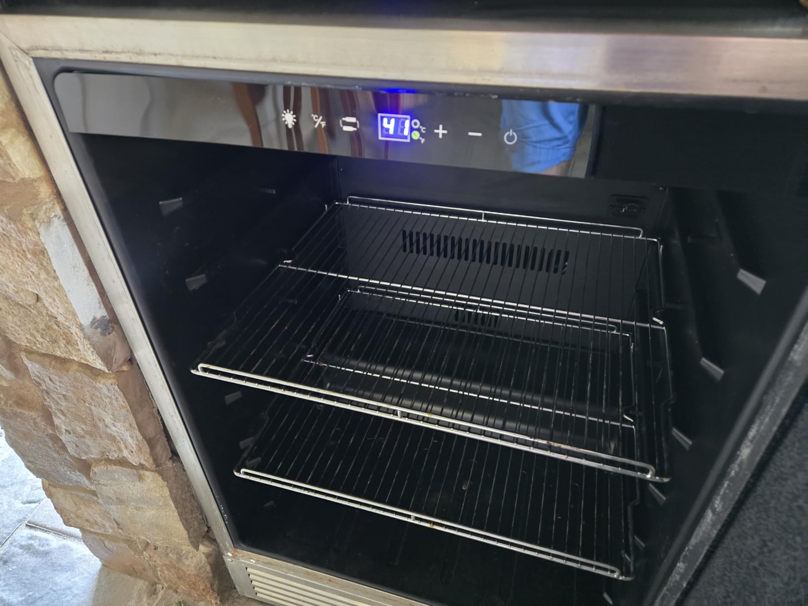 Tylza Countertop Display Fridge 3.5 Cu.Ft Double Glass Door customer photo 1