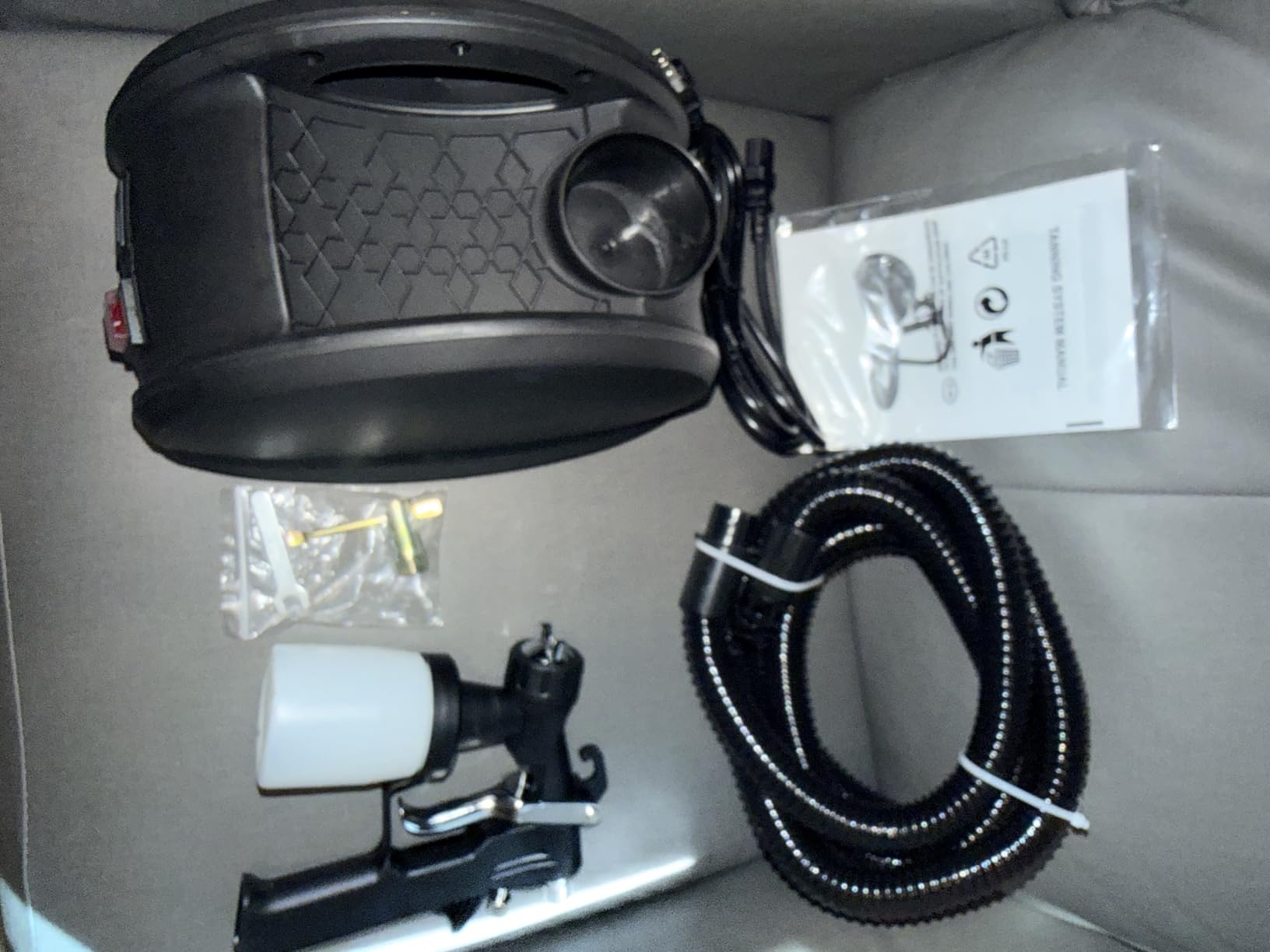 Spray Tan Machine HVLP Gun for Mobile Salon, at Home & Professional Use | Portable Self Tanning Airbrush Spray Gun System, Adjustable Nozzle, for Full-Body Flawless, Natural Bronze Tan customer photo 1