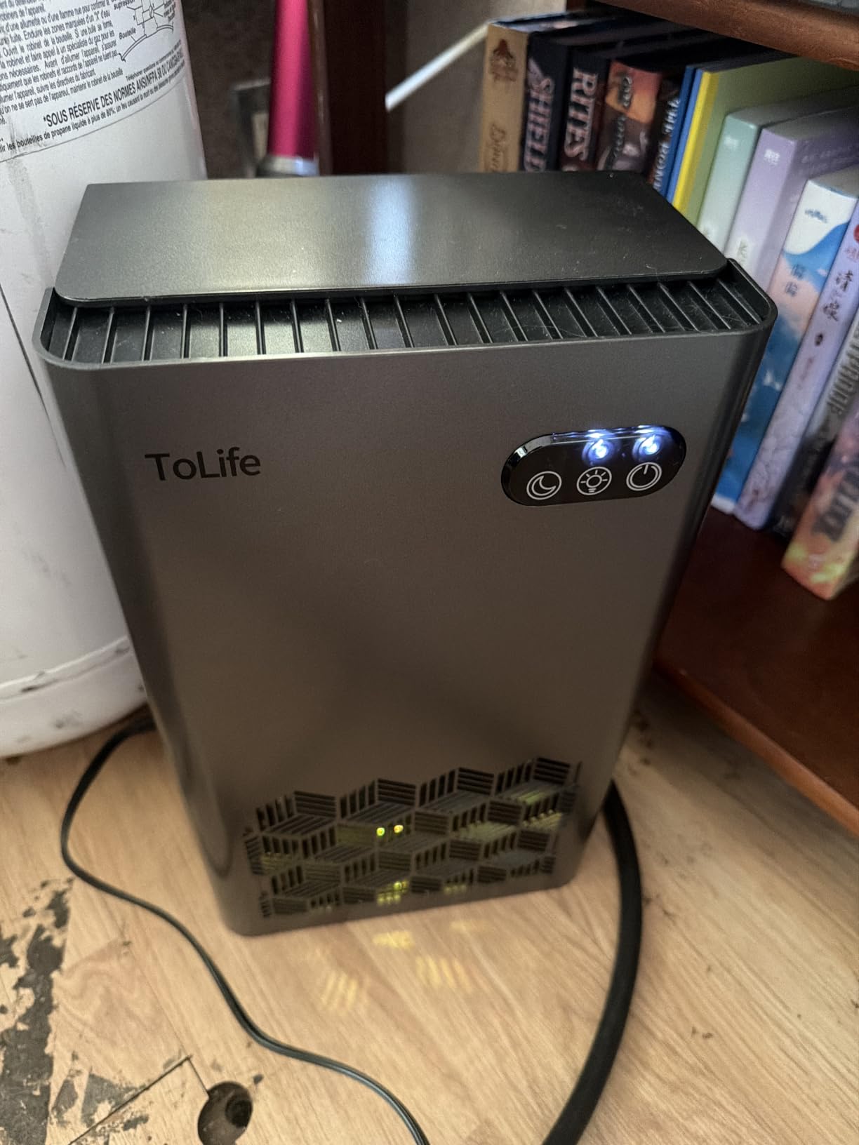 ToLife Dehumidifier for Home Bedroom 1000 sq.ft with Auto Shut-Off, White customer photo 2