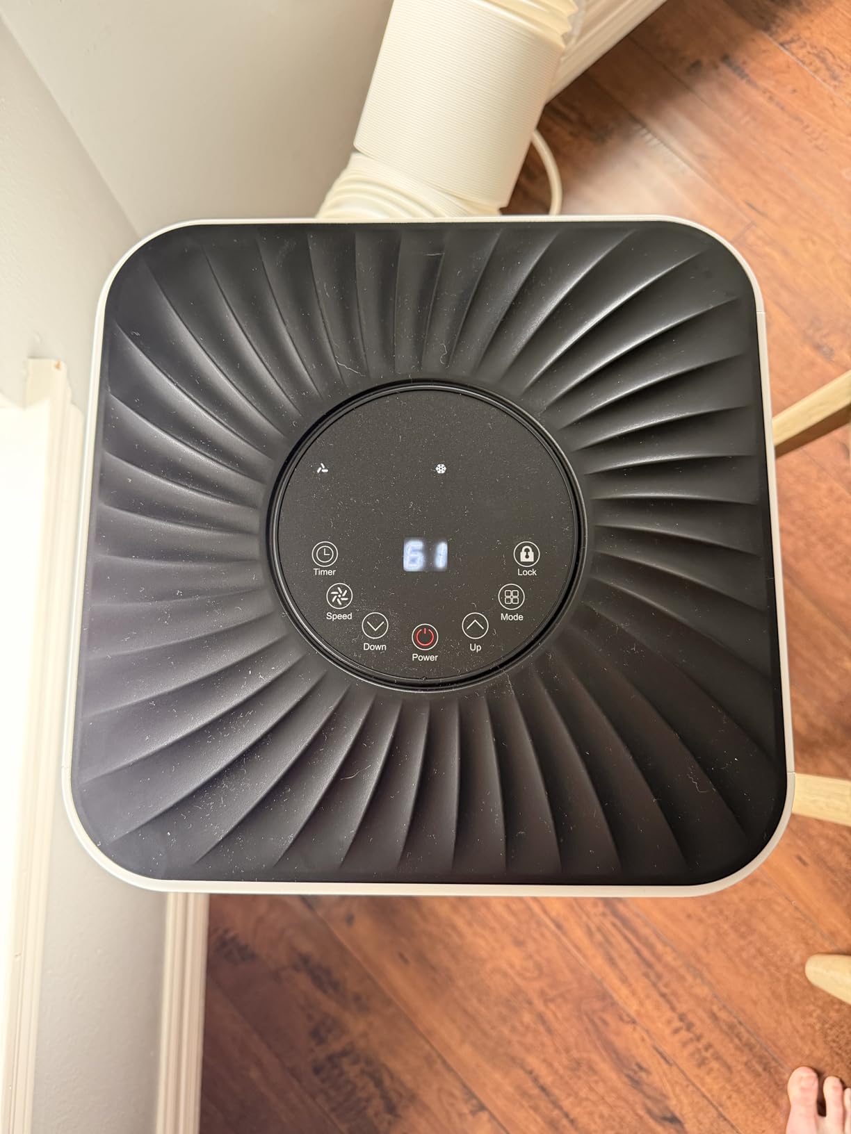 14000 BTU Smart Portable Air Conditioners, AC Unit Cools up to 750 sq. ft, Cooling, Dehumidifier & Fan, Auto Evaporation, Touchscreen, Silent Sleep Mode Portable AC with Remote & Ventilation Kit customer photo 1