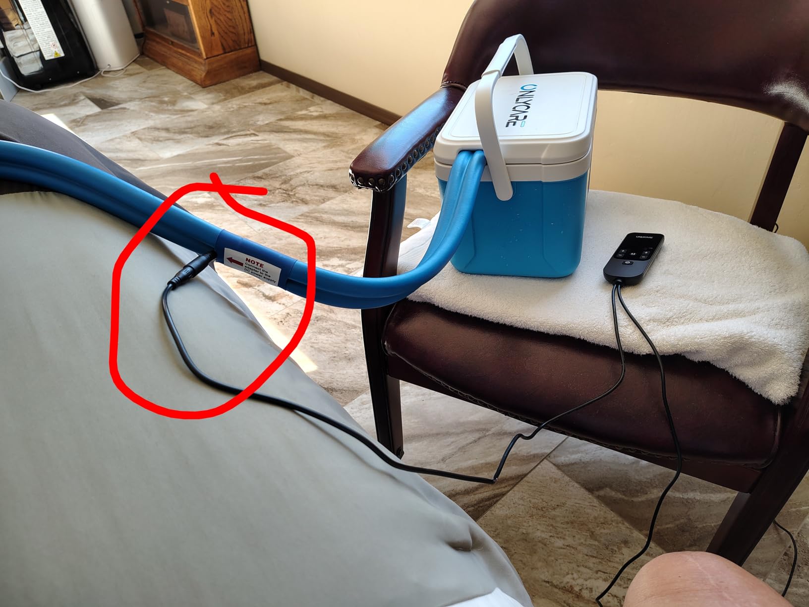 ONLYCARE Ice Machine for Shoulder After Surgery, Cold Therapy Machine customer photo 2