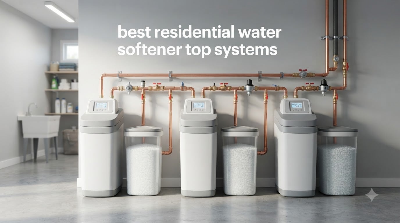 best residential water softener top systems
