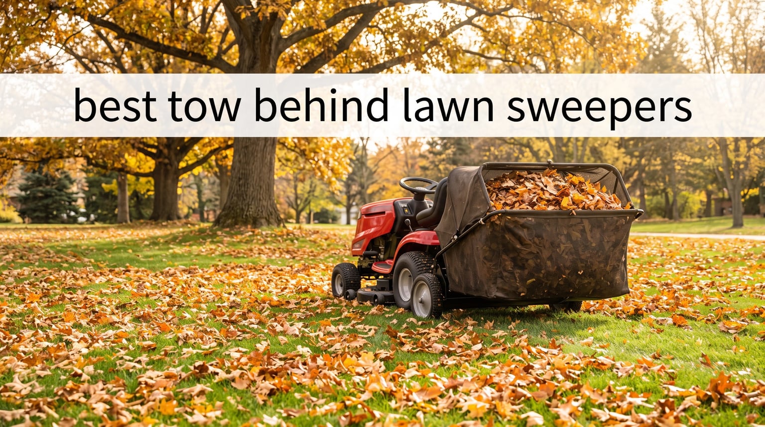 best tow behind lawn sweepers
