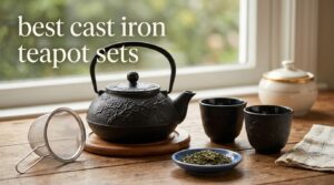 best cast iron teapot sets